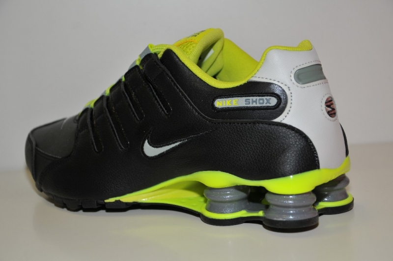 Black And Neon Green Nike Shox